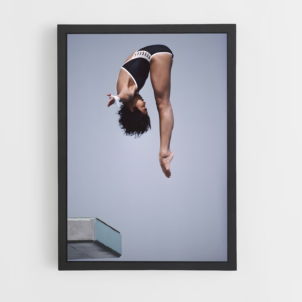 Poster Olympics de springboard – affiche Plongeon au tremplin (vue 2)
